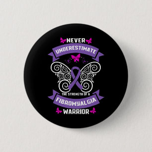 Spaß Fibromyalgie Kriegersicht 1 Button