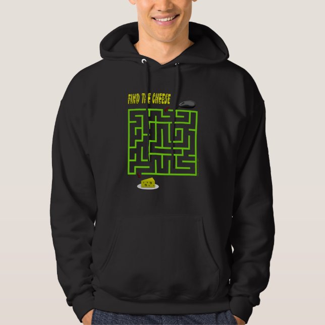 Spaß finden Sie die Käse Maus Maze Puzzle Shirts (Vorderseite)