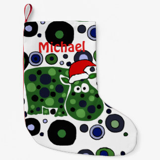 Spaß-Flusspferd-Kunst-abstrakter WeihnachtsStrumpf Kleiner Weihnachtsstrumpf