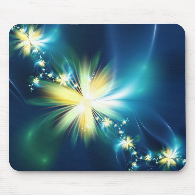 Spaß-Fraktal-Blume Mousepad (Vorne)