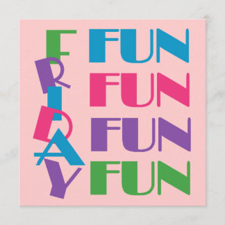 Spaß Freitag Sleepover oder Slumber Tee Geburtstag Einladung