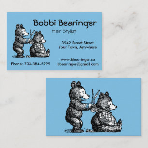 Spaß-Friseur-Visitenkarte Visitenkarte