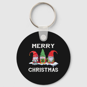 Spaß frohe Weihnachten Familie Matching Weihnachte Schlüsselanhänger