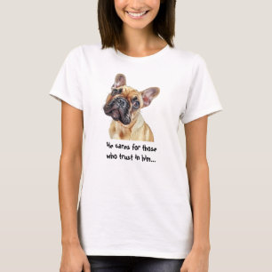 Spaß fröhlich Happy Terrier Dog Scripting T-Shirt