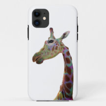 Spaß funky farbenfrohe Giraffe Safari-Tiere