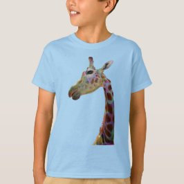 Spaß funky farbenfrohe Giraffe T-Shirt