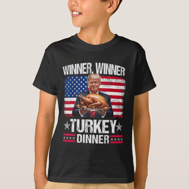Spaß Funny Trump Gewinner T-Shirt (Vorderseite)