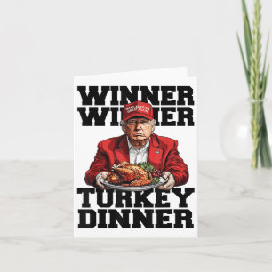 Spaß Funny Trump Gewinner Türkei Abendessen als Karte