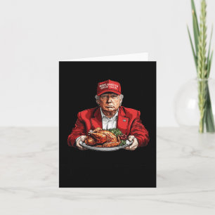 Spaß Funny Trump Gewinner Türkei Abendessen als Karte