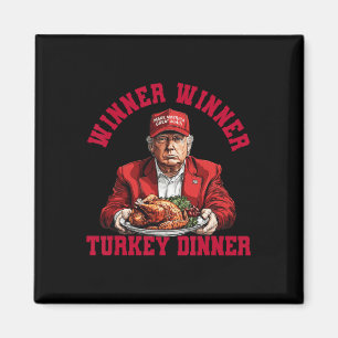 Spaß Funny Trump Gewinner Türkei Abendessen als Magnet