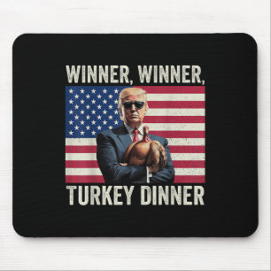 Spaß Funny Trump Gewinner Türkei Abendessen als Mousepad
