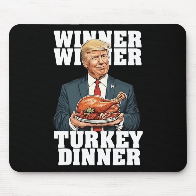 Spaß Funny Trump Gewinner Türkei Abendessen als Mousepad (Vorne)
