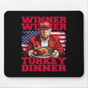 Spaß Funny Trump Gewinner Türkei Abendessen als Mousepad