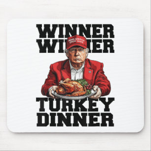 Spaß Funny Trump Gewinner Türkei Abendessen als Mousepad