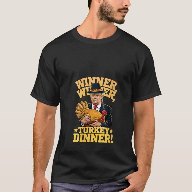 Spaß Funny Trump Gewinner Türkei Dinner T-Shirt (Vorderseite)