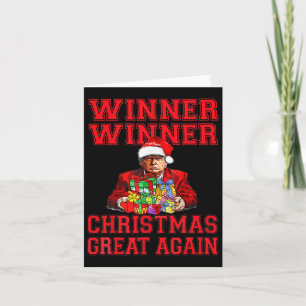 Spaß Funny Trump Gewinner Weihnachts-Gewinner Groß Karte
