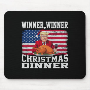 Spaß Funny Trump Gewinner Weihnachtsessen Gewinner Mousepad