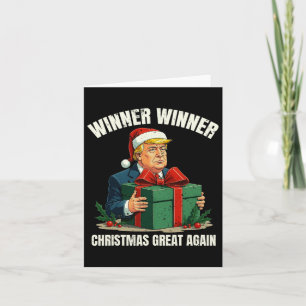 Spaß Funny Xmas Trump Gewinner Weihnachts-Gewinner Karte