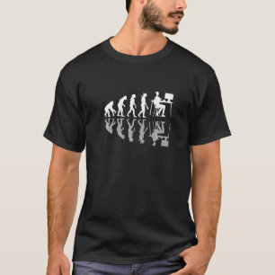Spaß für den Web-Designer für die menschliche Evol T-Shirt