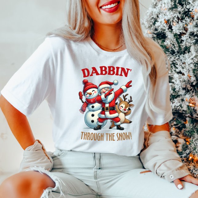 Spaß für den Weihnachtsmann durch den Schnee T-Shirt (Von Creator hochgeladen)