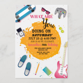 Spaß für die junge Einladung