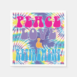 Spaß für Liebe und Ruhestand mit Gefärbte Krawatte Serviette