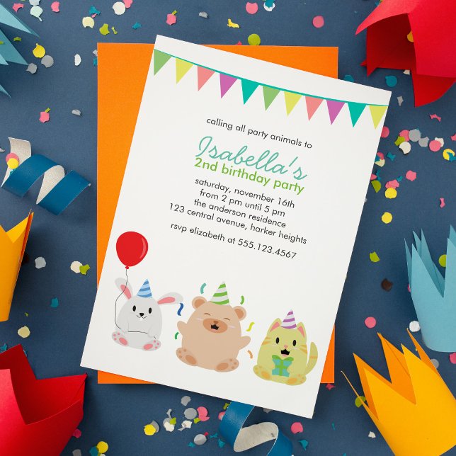 Spaß für Party zum Geburtstag von Kindern Einladung (Von Creator hochgeladen)