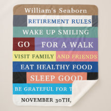 Spaß für personalisierte, sonnige Rentenvorschrift