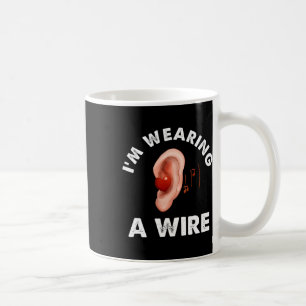 Spaß für Schwerhörige ASL Hörgeschädigte Ich trage Kaffeetasse