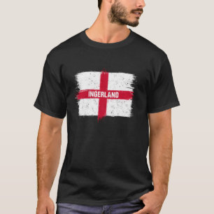 Spaß für stolze Engländer am St. Georgstag Ein lus T-Shirt