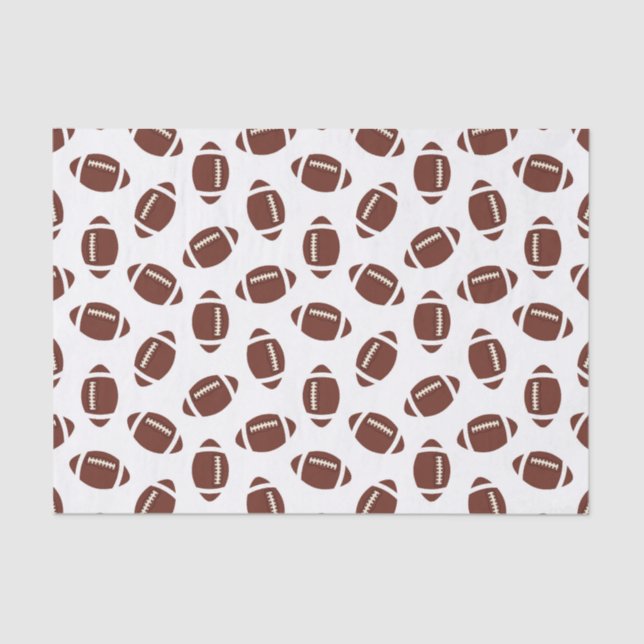 Spaß Fußball Sportmuster Party Gewebe Seidenpapier (Vorderseite)