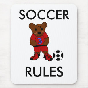 Spaß-Fußballregeln Mousepad