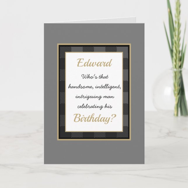 Spaß, Geburtskarte des Menschen Karte (Vorderseite)