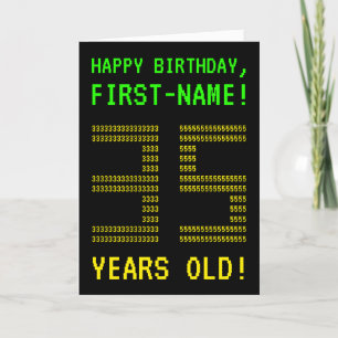 Spaß, Geeky, Nerdy "35 JAHRE ALT!" Geburtskarte Karte