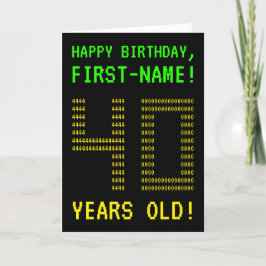 Spaß, Geeky, Nerdy "40 JAHRE ALT!" Geburtskarte Karte