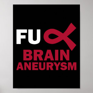 Spaß Gehirn Aneurysm Sensibilisierung Überlebende Poster