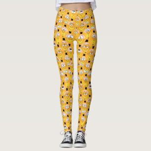 Spaß gelber Emoji modischer Entwurf Leggings