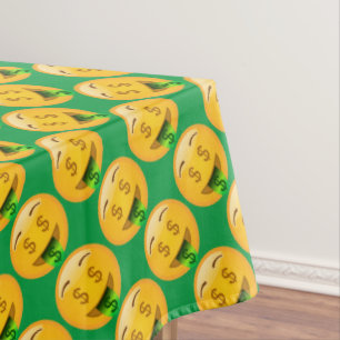 Spaß-Geld Emoji Tischdecke