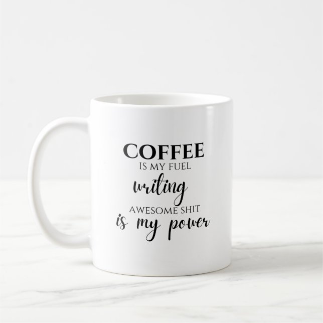 Spaß-Geschenk für Journalisten Kaffeetasse (Links)