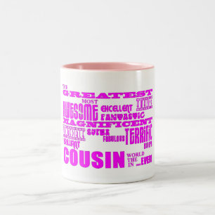 Spaß-Geschenke für Cousins: Bestster Cousin Zweifarbige Tasse