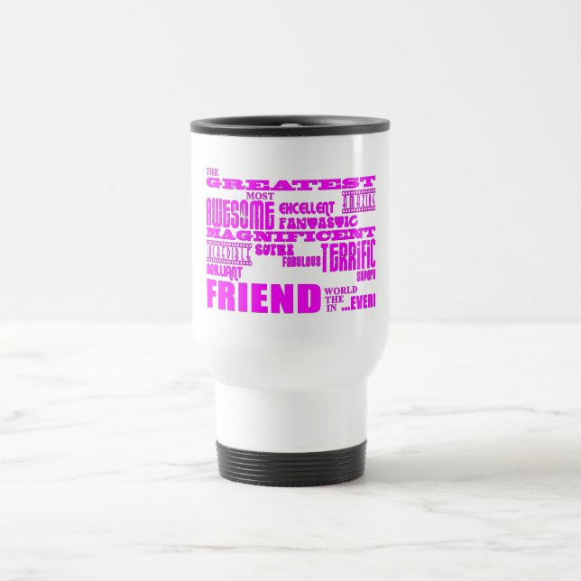 Spaß-Geschenke für Freunde: Bestster Freund Reisebecher (Mittel)