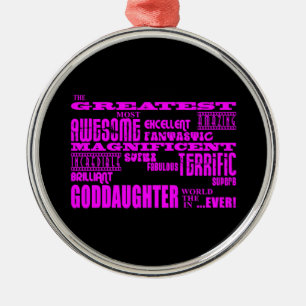 Spaß-Geschenke für Patenttöchter: Bestste Silbernes Ornament
