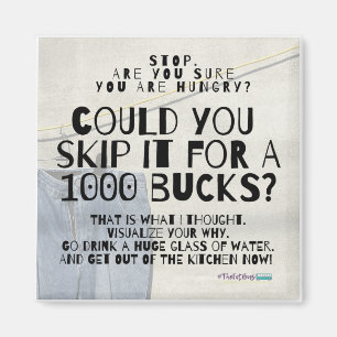 Spaß-Gewichts-Verlust-Diät-Magnet Magnet