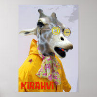 Spaß Giraffe Poster!
