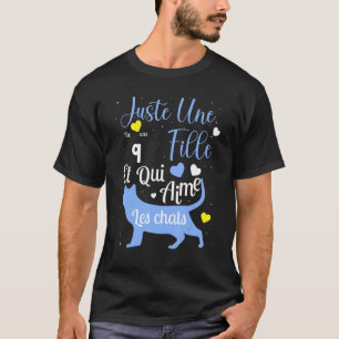 Spaß Girl Cat Girl 9 Girl 9 Jahre alte Katzen T-Shirt