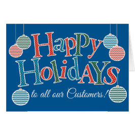 Spaß glückliche Ferien für Kunden farbenfrohe Baus