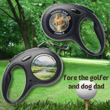 Spaß Golfplatz Hund Foto Ractable Pet Leash