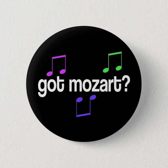 Spaß got Mozart Button (Vorderseite)