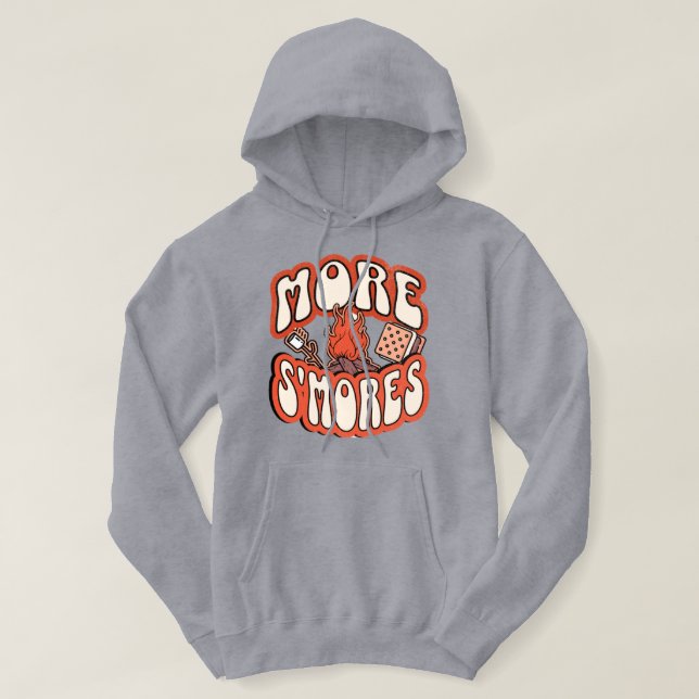 Spaß Grafische Kleidung - Mehr S'mores Hoodie (Design vorne)