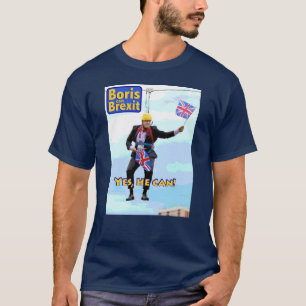 Spaß grafischer Boris Johnson Brexit von Europas T-Shirt